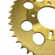 High performance motorcycle parts chain and sprocket gold color sprocket WAVE/DREAM 110